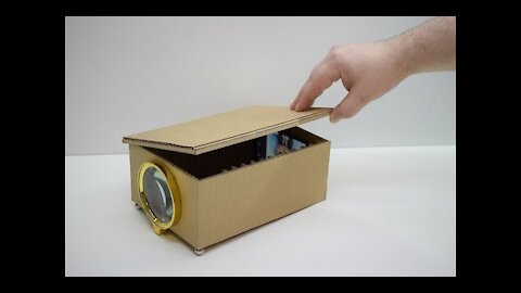 How to make projector from cardboard or shoebox