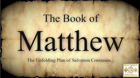 Matthew Chapter 11 The Wrath of God