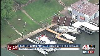 Some Lake Lotawana homes still without power after storm
