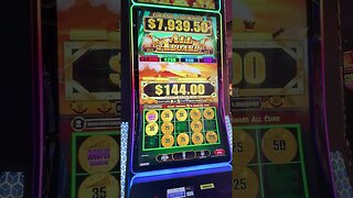 Awesome Win On All Aboard Slot Machine! #lasvegas #casino #slots