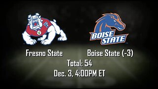 Mountain West Championship Betting Preview | Fresno State vs Boise State Picks & Predictions | Dec 3