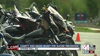 Charity ride raises money for suicide prevention