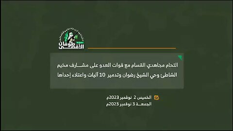 Gaza Now page, account, and channel: Scenes of Al-Qassam mujahideen