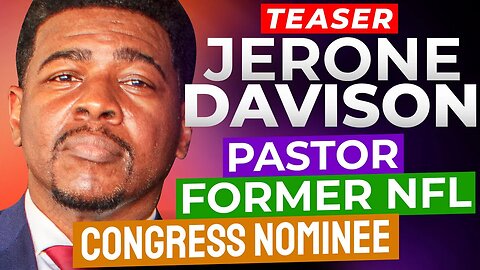 Former NFL Player turned Pastor, Jerone Davison Joins Jesse! (Teaser)