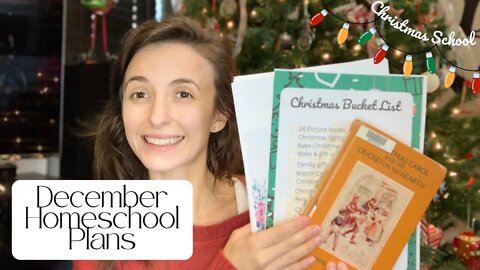 Christmas School | FREE Printable | December Homeschool Plans
