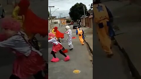 SUPER PULOS NINJAS DO FOFÃO, O MÁSKARA, PATATI E BEN10 DANÇANDO NA CARRETA DA ALEGRIA FURACÃO