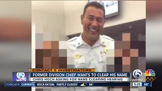 Former Palm Beach County division chief seeks to clear his name