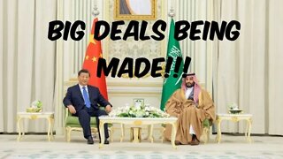 China and Saudi Sign Billion Dollar Deal during Chinese Protest