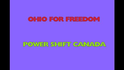 OHIO FOR FREEDOM DISCUSSES "THE POWERSHIFT"