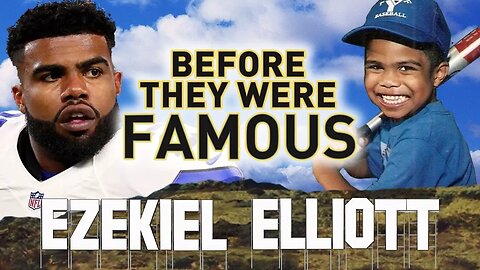 EZEKIEL ELLIOTT - Before They Were Famous - NFL DALLAS COWBOYS