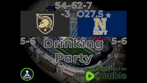 Army Navy Game Drinking Watch Party with CrazyGoffo