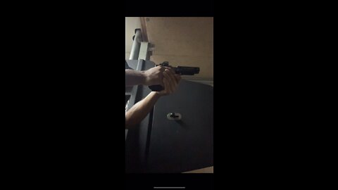 Glock 17 with a 34 Slide slow motion