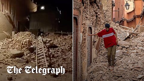 Shocking moment powerful earthquake hits Morocco killing at least 632 people