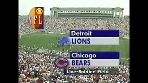 1992-09-06 Detroit Lions vs Chicago Bears