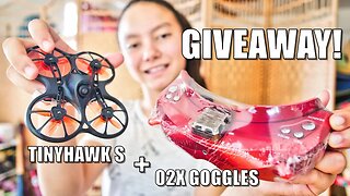 GIVEAWAY! - Emax Tinyhawk S FPV Drone & SkyZone SKY02X Goggles!