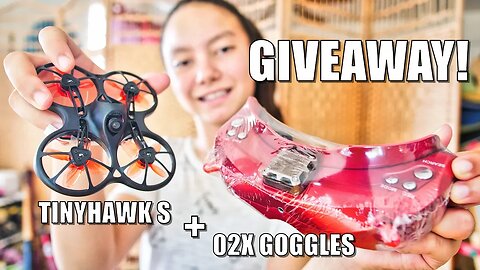GIVEAWAY! - Emax Tinyhawk S FPV Drone & SkyZone SKY02X Goggles!