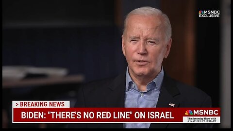 Biden Is Upset Gaza Doesn't Have An Iron Dome