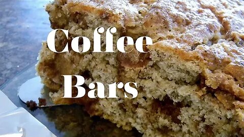 Get Your Caffeine Fix with Our Easy Coffee Bar Recipe #coffee #bars #dessertrecipes
