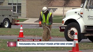 Power outages to linger through mid-week after strong winds rake NEO