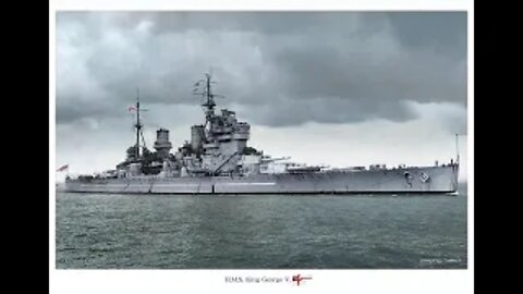 戰艦 喬治五世 Battleship HMS King George V炮炸外星人