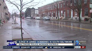Surge in robberies concern South Baltimore residents