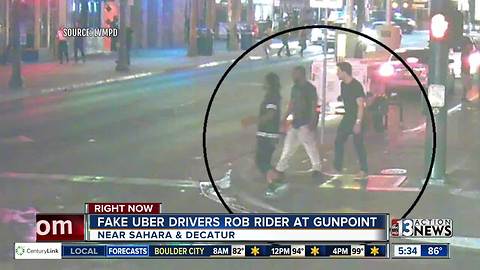 Fake UBER drivers rob passenger
