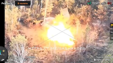 Russian FPV kamikaze drones target a stronghold