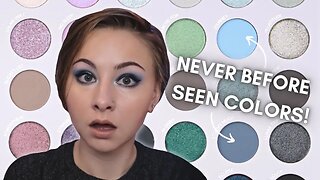 I THOUGHT I HATED BLUE | ColourPop Aurora Struck Eyeshadow Palette Color Study 5