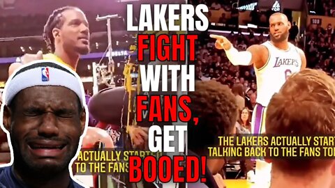 LeBron James FIGHTS With His Own Fans, Lakers Get BOOED Off Of Home Court In Blowout!