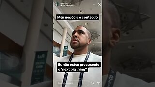 Raiam assumindo que o negócio dele é conteúdo | Raiam Santos