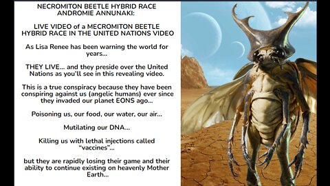 LIVE VIDEO of a NECROMITON BEETLE HYBRID RACE IN THE UNITED NATIONS VIDEO