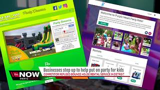 Businesses step up to help put on party for kids