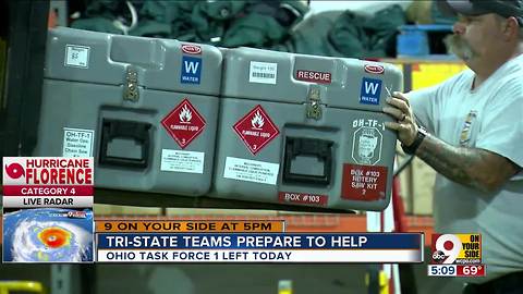 Ohio Task Force One leaves for North Carolina ahead of Hurricane Florence