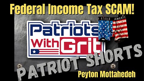 Federal Income Tax SCAM-Are You Actually Required To Pay It? | Peymon Mottahedeh