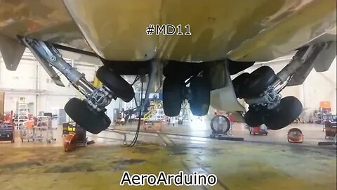Amazing Process of Testing Landing Gear #C17 #C5 #MD11 #Aviation #AeroArduino