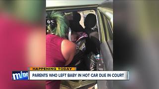 Two arrested after overdosing, leaving baby in hot car
