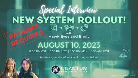 Understanding the QFS System Rollout & Timing (August 10, 2023)