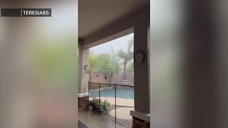 Monsoon storm hits the southeast Valley