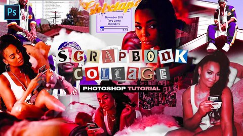 Scrapbook Collage Edit - Adobe Photoshop CC 2020 (Tutorial)