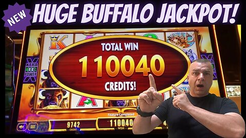 💥HUGE BUFFALO SLOT WIN💥