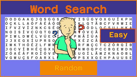 Word Search - Challenge 07/29/2022 - Easy - Random