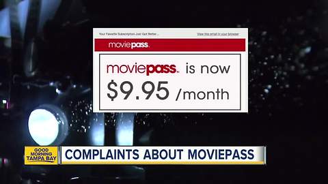 Complaints about Moviepass