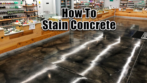 🎯 How To Stain Concrete