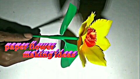 Beautiful paper flower making ideas. How to make a paper flower making.🌷🌷🌷