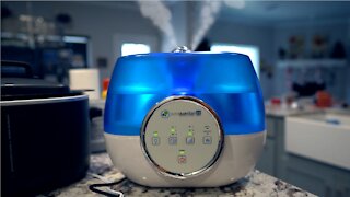 Pure Guardian Mist Humidifier Ultrasonic Warm & Cool Mist w/ Oil Tray