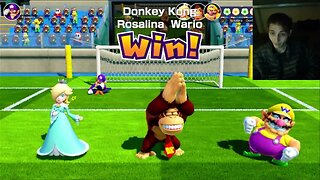 Mario Party Superstars Goal Minigame Featuring Waluigi VS Nintendo Characters