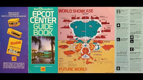BOOK REVIEW: EPCOT CENTER GUIDE BOOK. 1984, Vintage visitor guide. Walt Disney World.