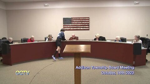 Addison Township Regular Board Meeting: October, 16th 2023