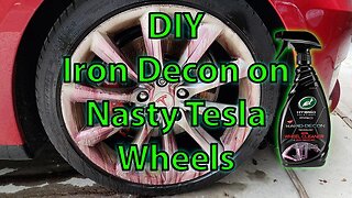 DIY: Iron Decon on Nasty Tesla Wheels