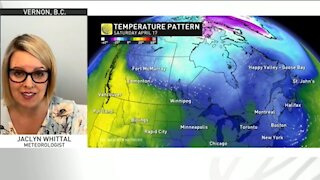 A 19 degree temperature drop for the prairies and snow coming Sunday